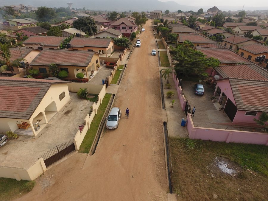 A Damax house at Kuntunse