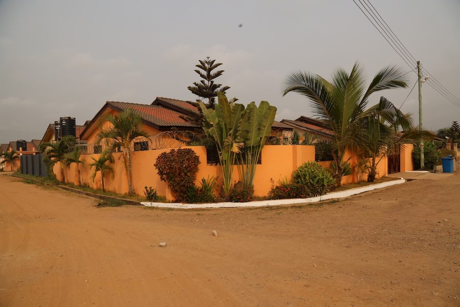 A Damax house at Kuntunse