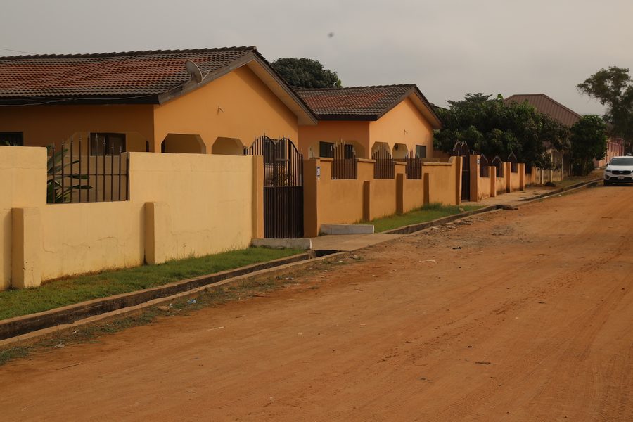 A Damax house at Kuntunse