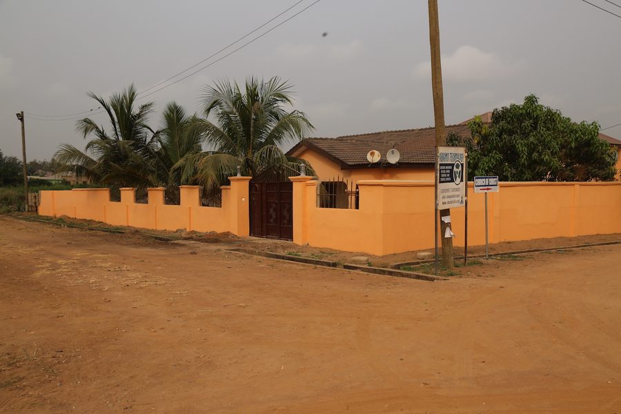 A completed street of Damax houses