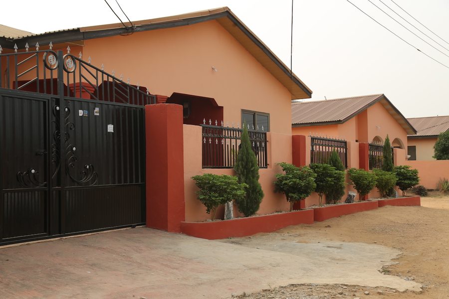 A Damax house at Kuntunse